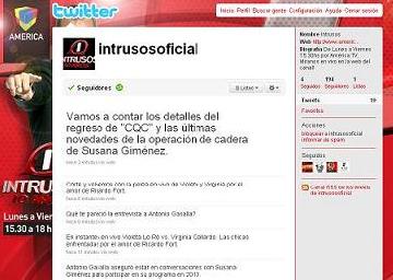 Intrusos ya tiene Twitter oficial!!!!!! :)
